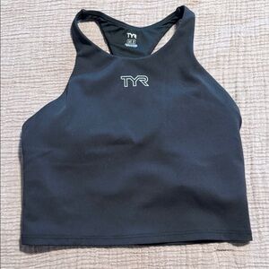 TYR Women's Sleek Black Crop Top